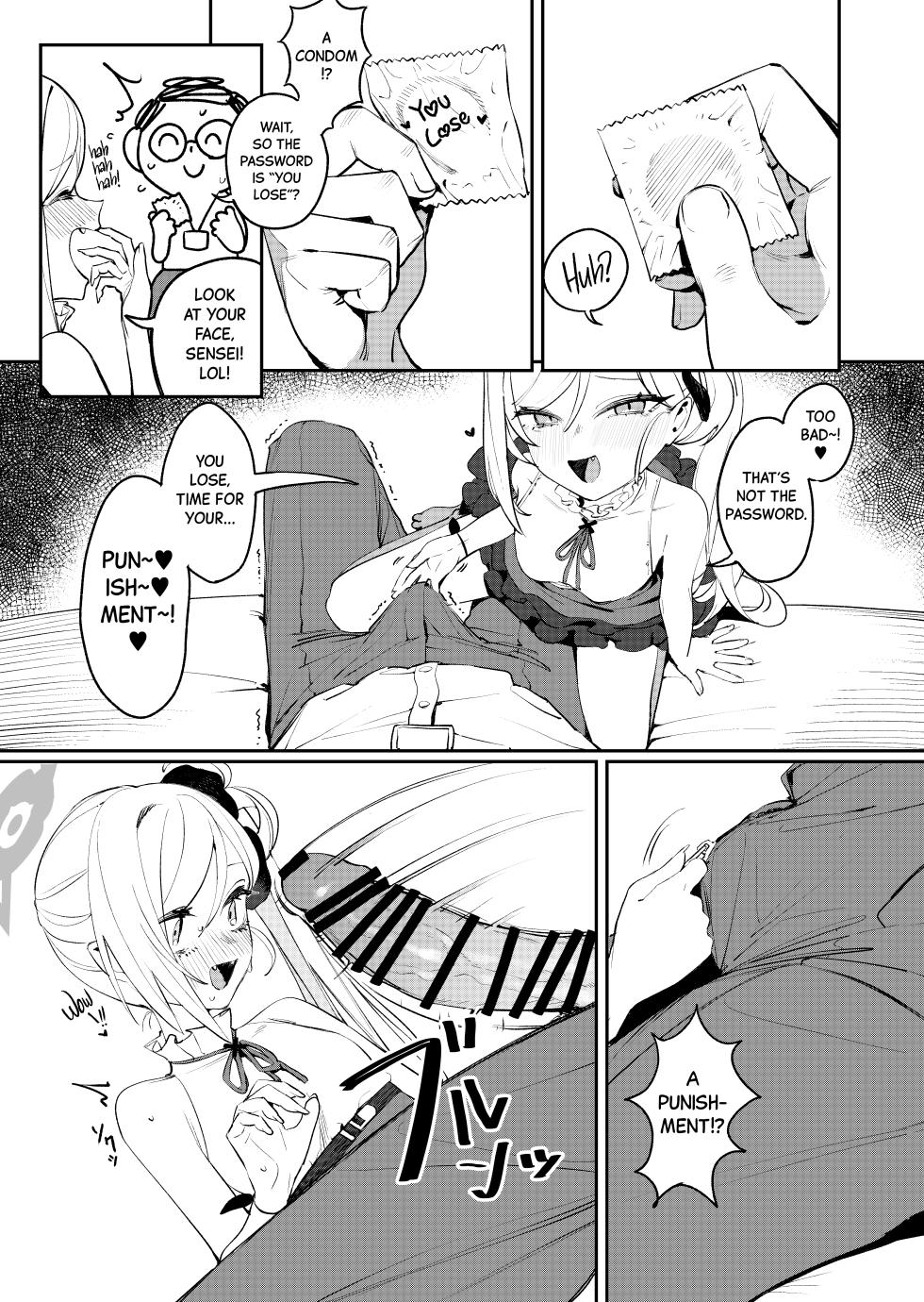 [Wananmeishicheng (Beijuu)] Koakuma no Batsu Game | A Little Devil's Punishment Game (Blue Archive) [English] [Black Grimoires] [Digital] - Page 6