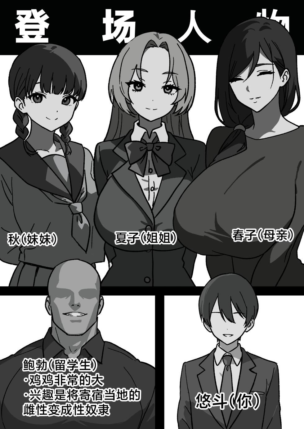 [Sharin-ya] Kateinai NTR ~Boku Igai, Zenin Shiteta ~(1) "Daiichi Wa Haruko (Haha)" [Chinese] - Page 2