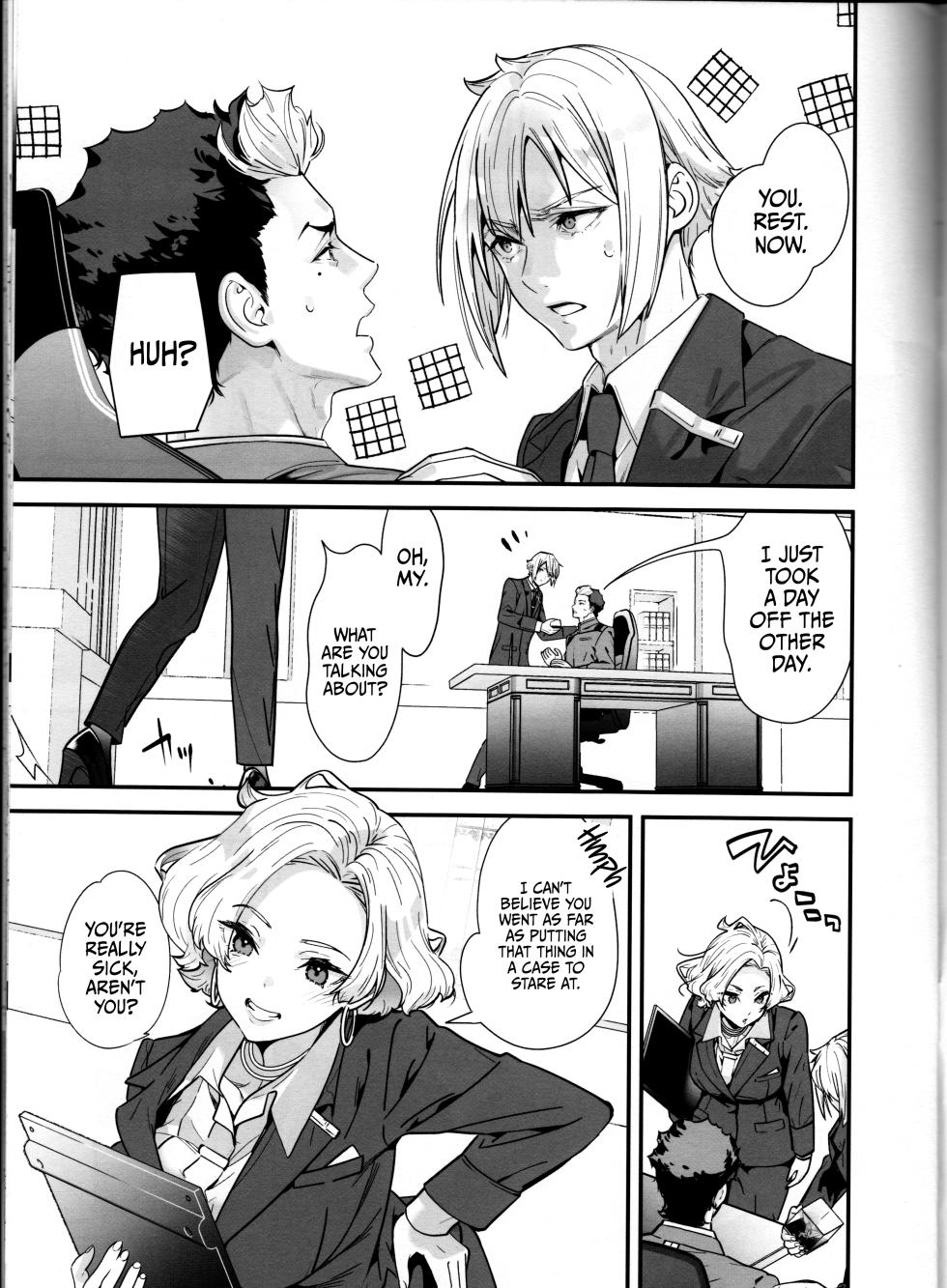 (C103) [Renai Mangaka (Naruse Hirofumi)] Sekininkan mo Hodohodo ni Shite Kudasai ne! | Please Have Some Moderation With your Sense Of Responsibility, Okay? (Mobile Suit Gundam The Witch from Mercury) [English] {Doujins.com} - Page 4