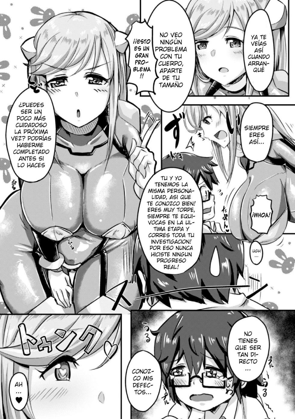 [Kirishima Ayu] Bousou! Ikuji Android | ¡Androide de Guardería Fuera de Control! (2D Comic Magazine TS Jibun Heroine mou Hitori no Ore ga Erosugite Gaman Dekinee! Vol. 2) [Español] [KnightsMighty] [Digital] - Page 5