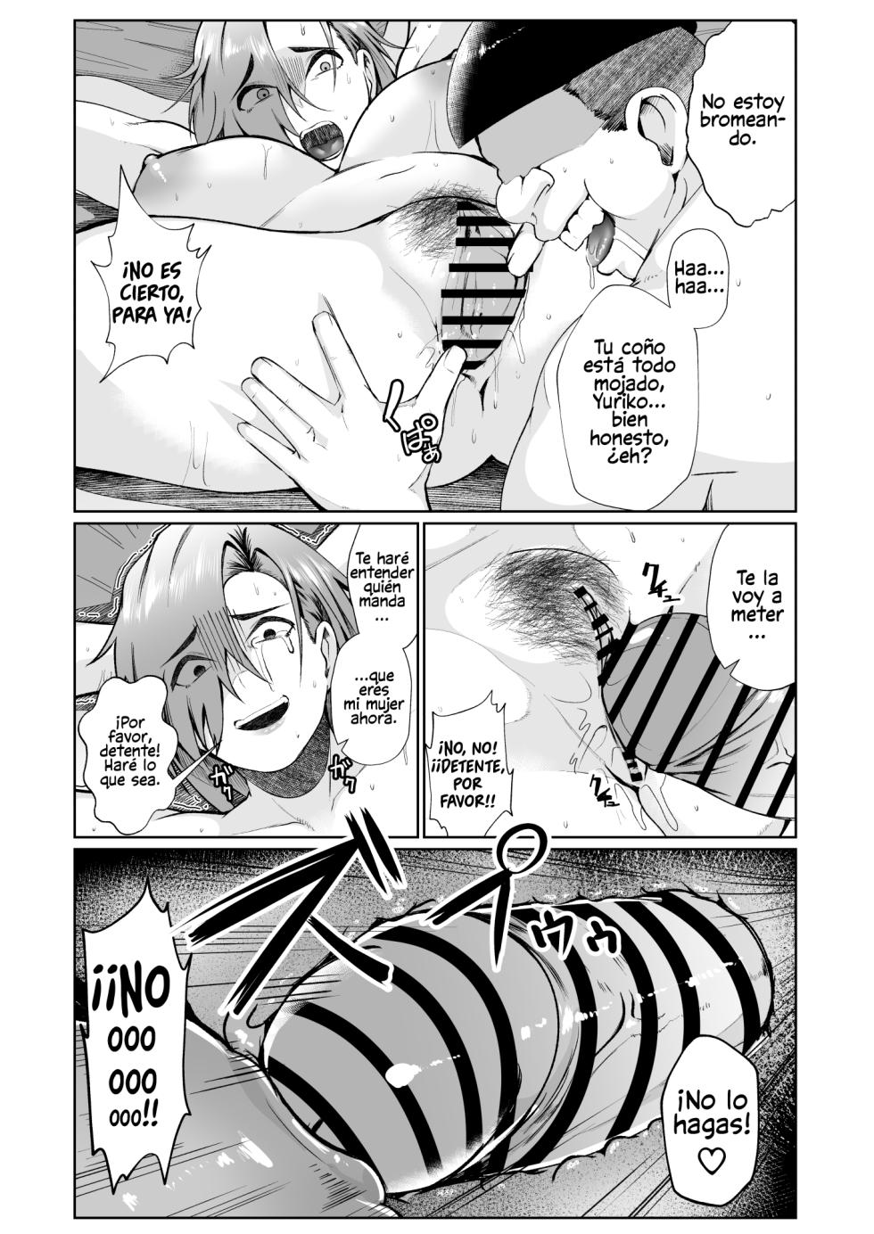 [Ano Mura (Murabito C)] Oji-san ga Shakin o Tsuma no Karada de Hoten Shite Hoshii to Iwareta node Kaidaku Shita Hanashi [Spanish] - Page 20