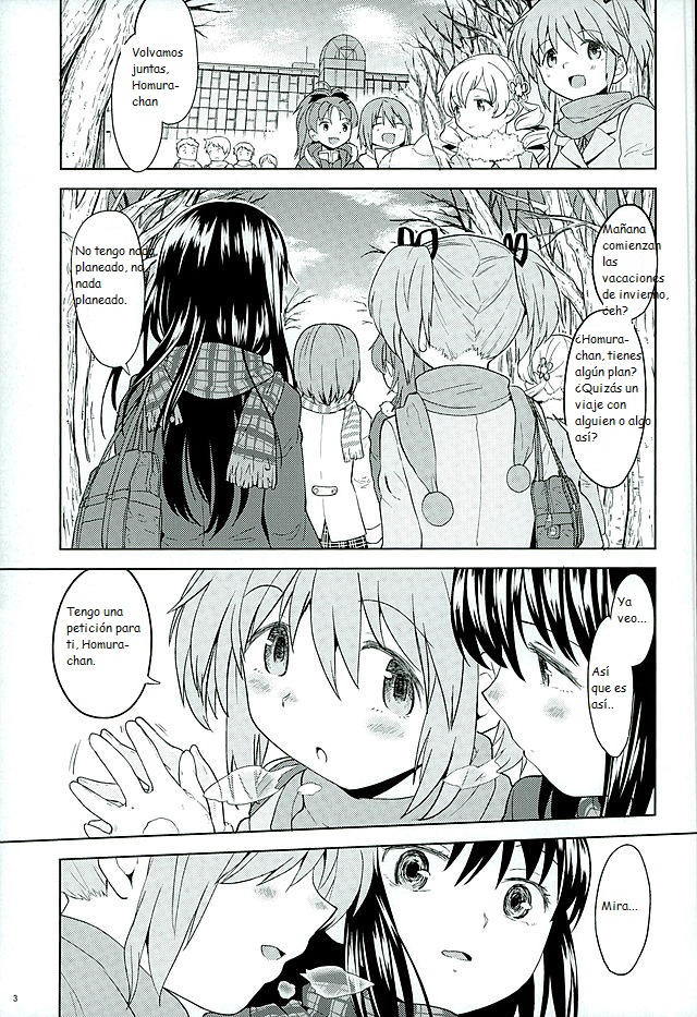 (C89) [Nedaore (Ayane)] Honno Isseiki dake Watashi no Gin no Niwa (Puella Magi Madoka Magica) [Spanish] [CristoferDeLosAndes] - Page 5