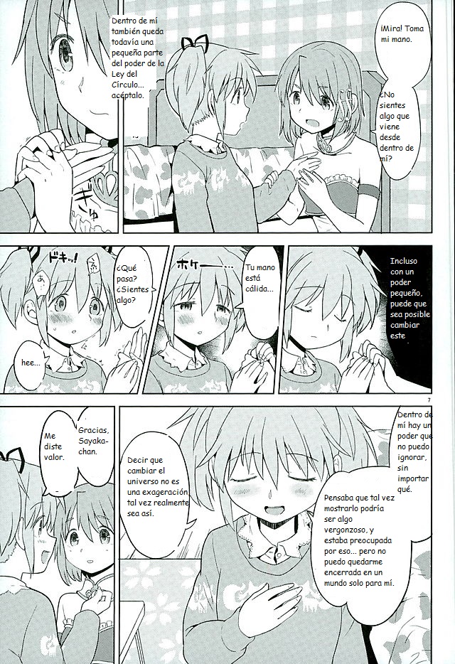 (C89) [Nedaore (Ayane)] Honno Isseiki dake Watashi no Gin no Niwa (Puella Magi Madoka Magica) [Spanish] [CristoferDeLosAndes] - Page 9