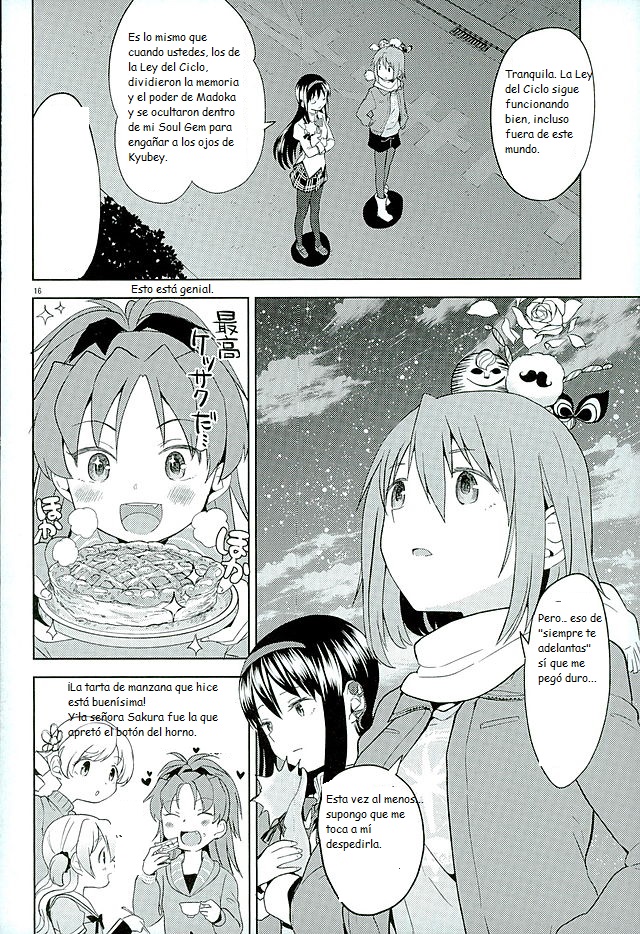 (C89) [Nedaore (Ayane)] Honno Isseiki dake Watashi no Gin no Niwa (Puella Magi Madoka Magica) [Spanish] [CristoferDeLosAndes] - Page 18