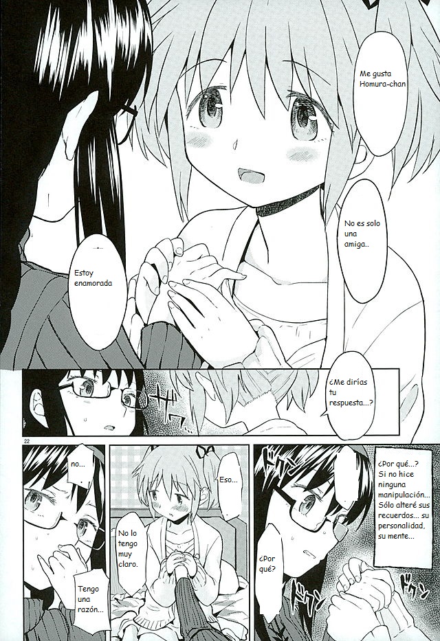 (C89) [Nedaore (Ayane)] Honno Isseiki dake Watashi no Gin no Niwa (Puella Magi Madoka Magica) [Spanish] [CristoferDeLosAndes] - Page 24