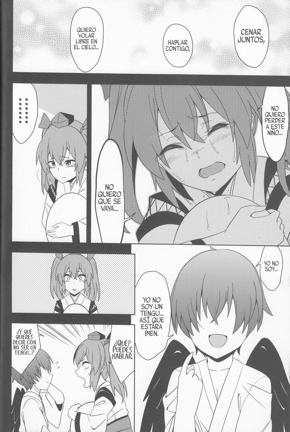 (Meikasai 13) [Zenoside (Zeno)] Karasu wa Naraku de Naku (Touhou Project) [Spanish] [Shanghai Project] - Page 19