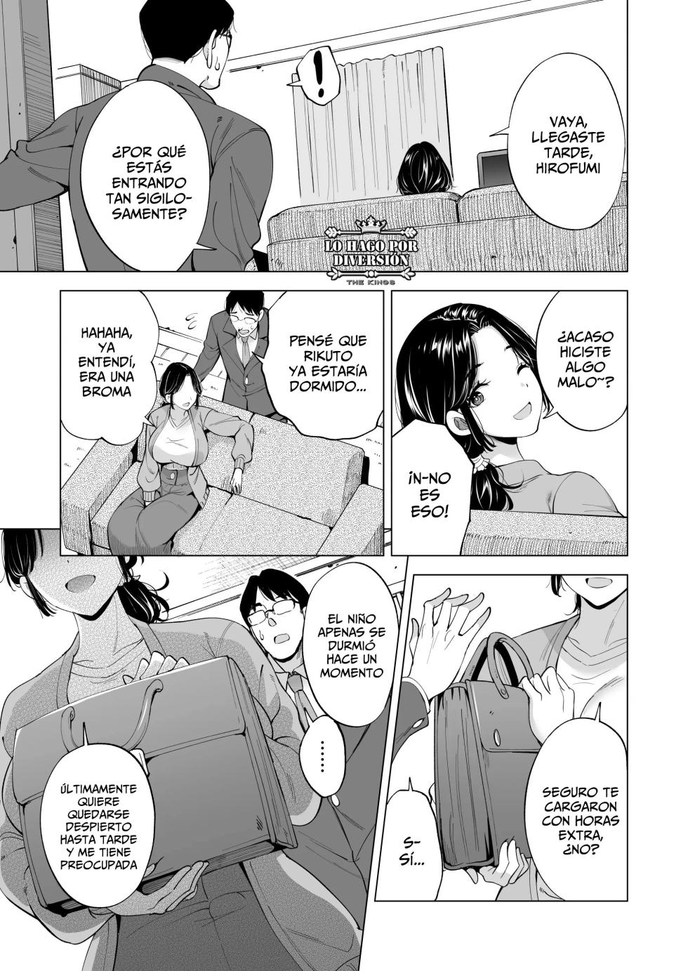 [Maguro Coffee (Aburi Salmon Maru)] Tsuma o Migawari ni Shita Otoko | El Día Que Usé A Mi Esposa Como Reemplazo [Spanish] [WolfgangScan] [Digital] - Page 4