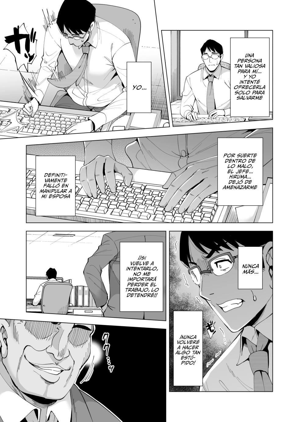 [Maguro Coffee (Aburi Salmon Maru)] Tsuma o Migawari ni Shita Otoko | El Día Que Usé A Mi Esposa Como Reemplazo [Spanish] [WolfgangScan] [Digital] - Page 26
