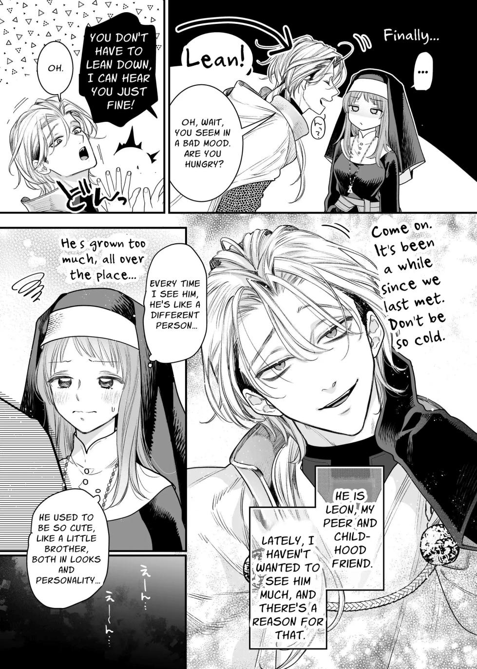 [Visualize (ENVY)] Tada no Osananajimi no Hazudatta Kiyoshi Kishi ga Danjon no Misshitsu de Sekinen no Shūchaku o Kokuhaku Shitekita!?｜The Holy Knight Who Was Supposed To Be My Friend Confesses His Obsession For Me In A Dungeon Room [English] [Chocolate] - Page 8