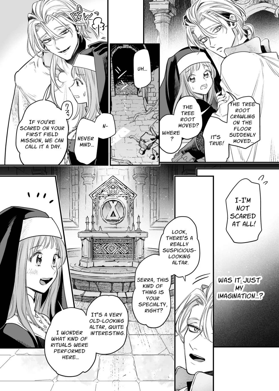 [Visualize (ENVY)] Tada no Osananajimi no Hazudatta Kiyoshi Kishi ga Danjon no Misshitsu de Sekinen no Shūchaku o Kokuhaku Shitekita!?｜The Holy Knight Who Was Supposed To Be My Friend Confesses His Obsession For Me In A Dungeon Room [English] [Chocolate] - Page 21