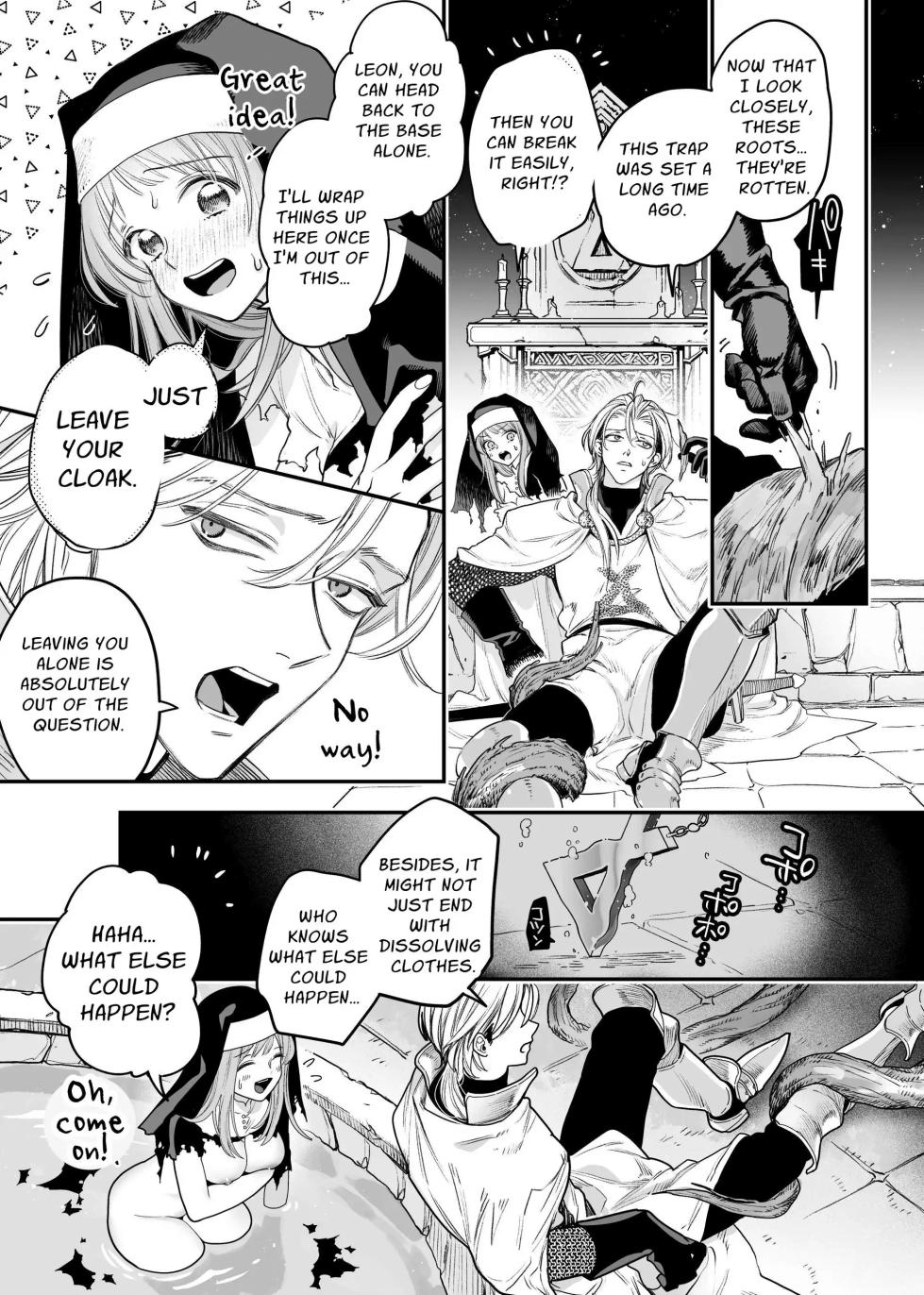 [Visualize (ENVY)] Tada no Osananajimi no Hazudatta Kiyoshi Kishi ga Danjon no Misshitsu de Sekinen no Shūchaku o Kokuhaku Shitekita!?｜The Holy Knight Who Was Supposed To Be My Friend Confesses His Obsession For Me In A Dungeon Room [English] [Chocolate] - Page 28