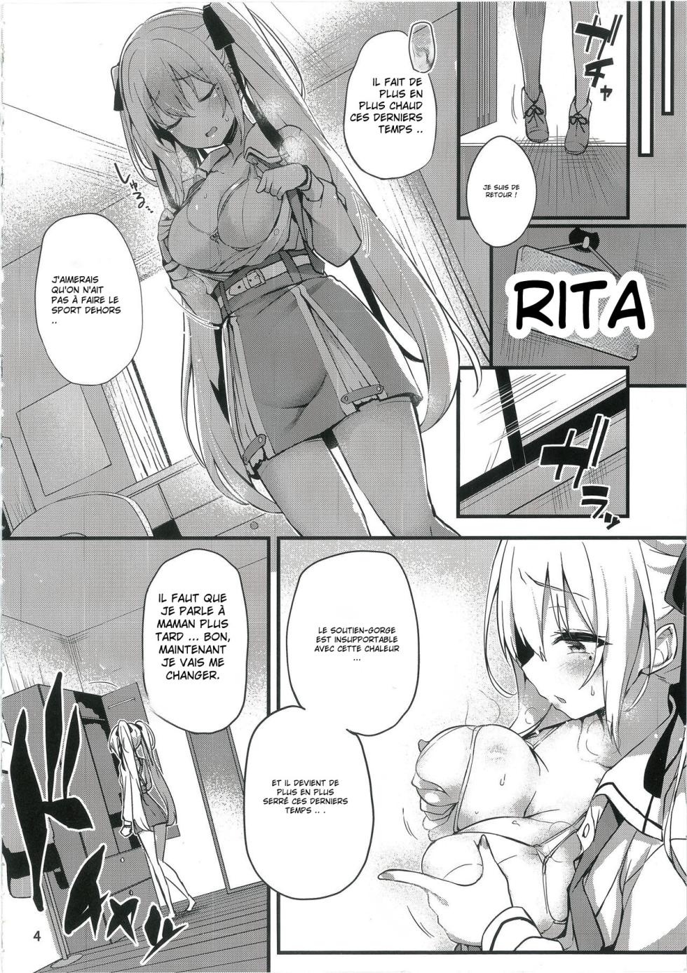 [Onyitei (tirotata)] Narikawa Rita-chan no Narikawari [French] [ShitTL] - Page 4