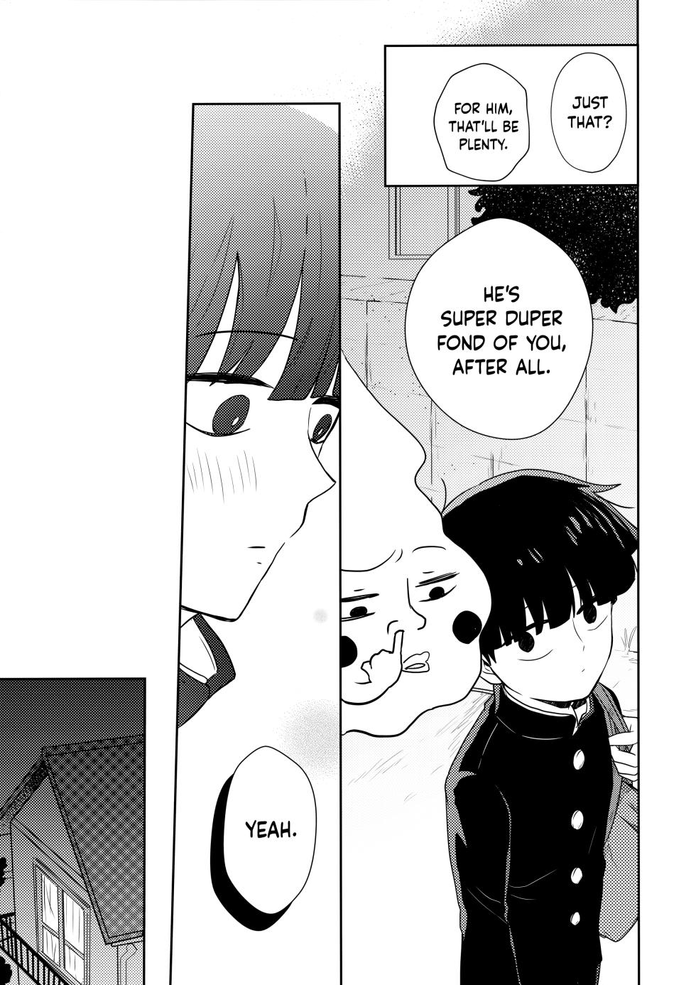 (ONE→HUNDRED 7) [Kedama MONSTER (MAYUKA)] Tatoeba Sore wa Bokutachi no (Mob Psycho 100) [English] {Chin²} - Page 12