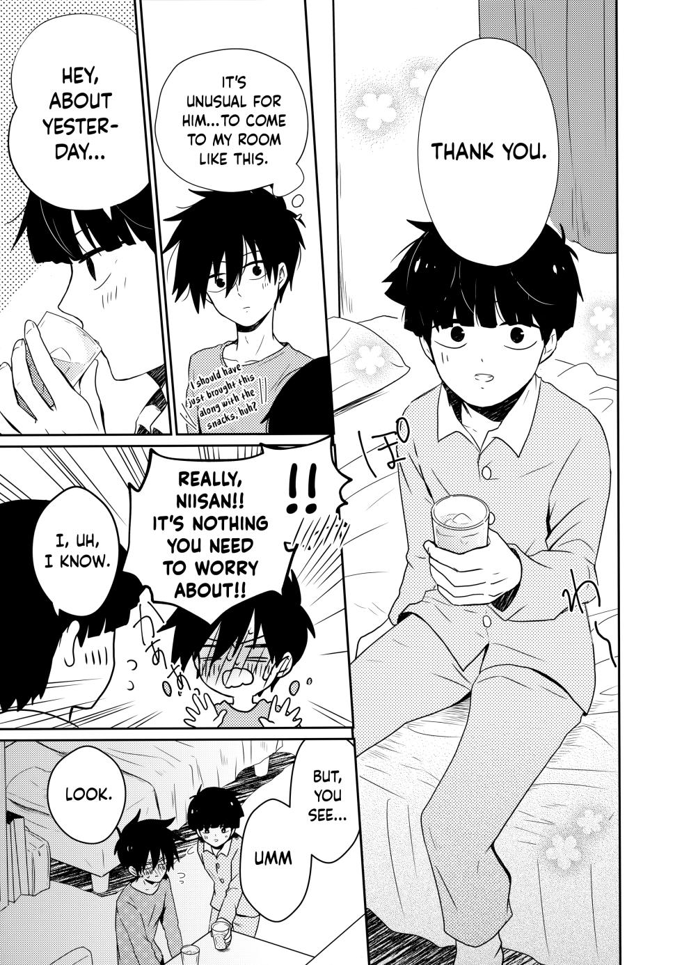 (ONE→HUNDRED 7) [Kedama MONSTER (MAYUKA)] Tatoeba Sore wa Bokutachi no (Mob Psycho 100) [English] {Chin²} - Page 14