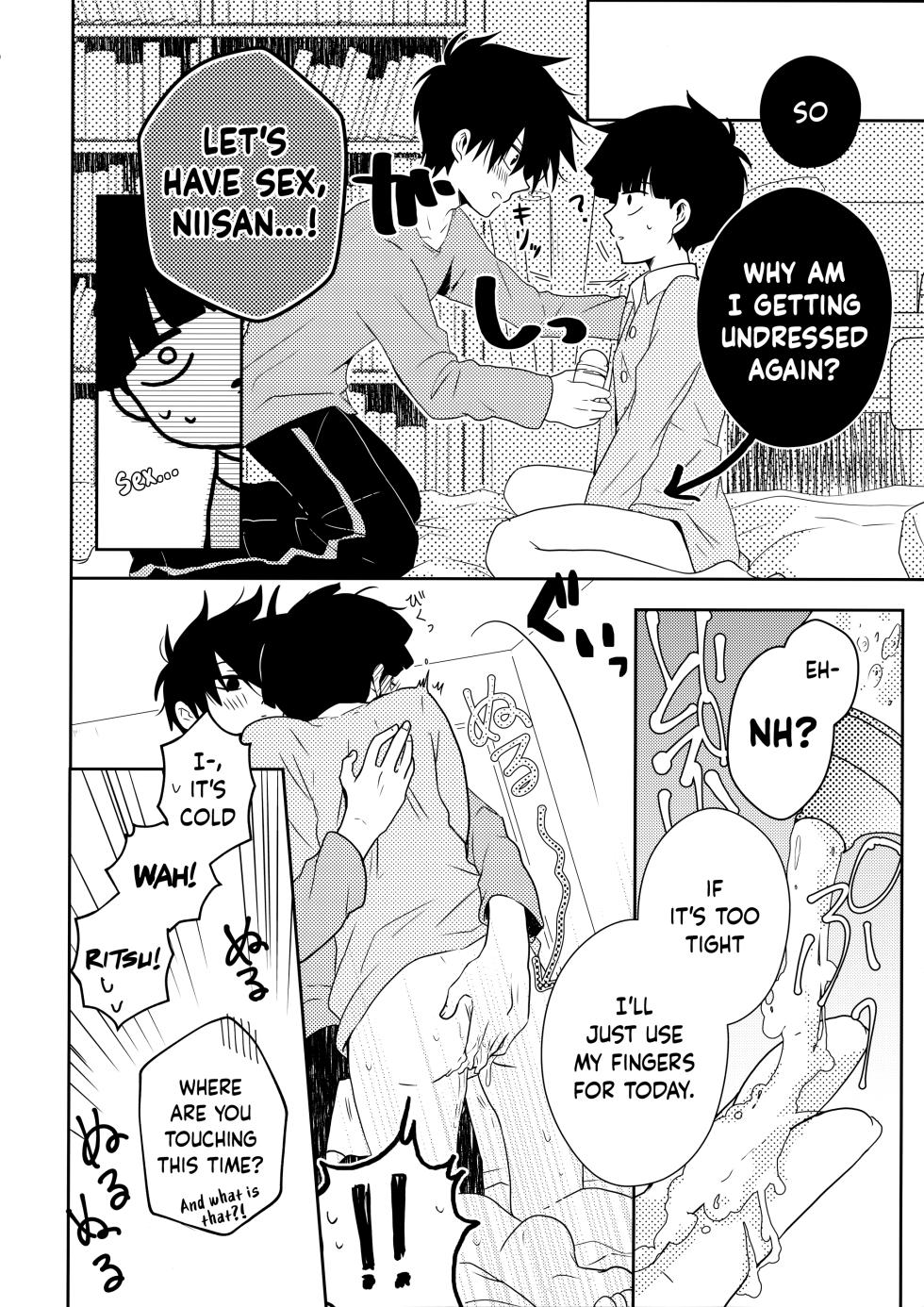 (ONE→HUNDRED 7) [Kedama MONSTER (MAYUKA)] Tatoeba Sore wa Bokutachi no (Mob Psycho 100) [English] {Chin²} - Page 39