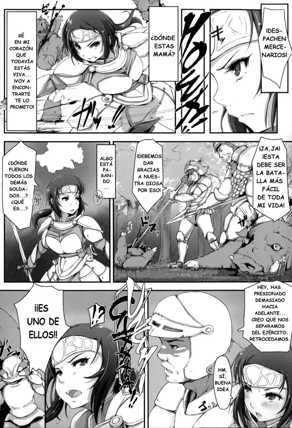 [Arakure] Sister of Orcs | Hermana de Orcos (Kegareta Seishi de Shikyuu ga Panpan!) [Spanish] [Tratante] - Page 4
