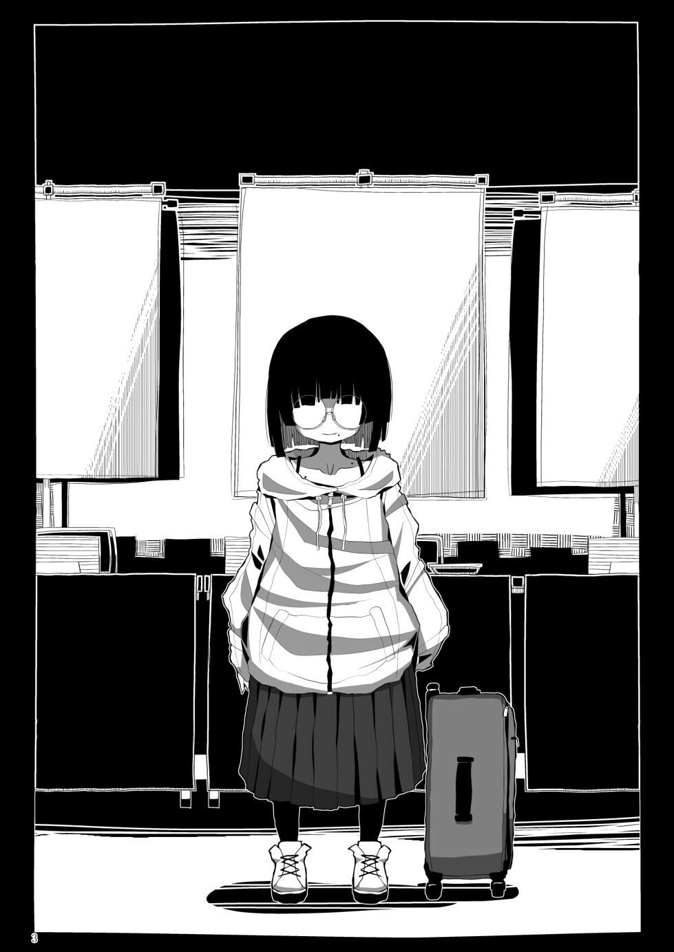 [Seken no Katasumi (Kaeruyama Yoshitaka)] Jimi de Otonashisou ni Miete Doutei wo Taberu no ga Shumi no Warui Onna no Ko Doujin Sakka-chan ni Seiheki wo Dame ni Sareru Douteikuntachi no Hanashi [French] [Lopxi] [Digital] - Page 2