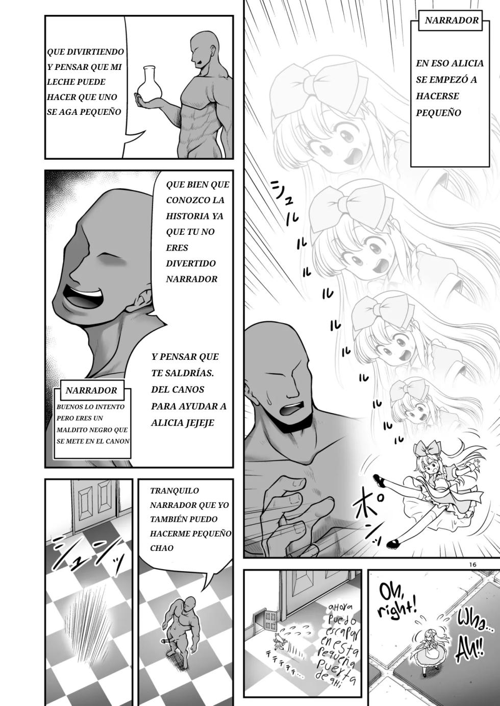 [Yosutebito na Mangakaki (Tomoki Tomonori)] Monogatari Dori ni shika Ugokenai Alice-tachi wa Ikurademo Ecchi na koto Yaritai Houdai | Como Alicia y las Demás sólo Pueden Moverse Según el Cuento, Puedo Hacerles Todas las Cositas Ricas que Quiera (Alice in Wonderland) [Spanish] [Lo Que Desea El Ganso = IFNOY TRADUCCIONES] [Digital] - Page 16