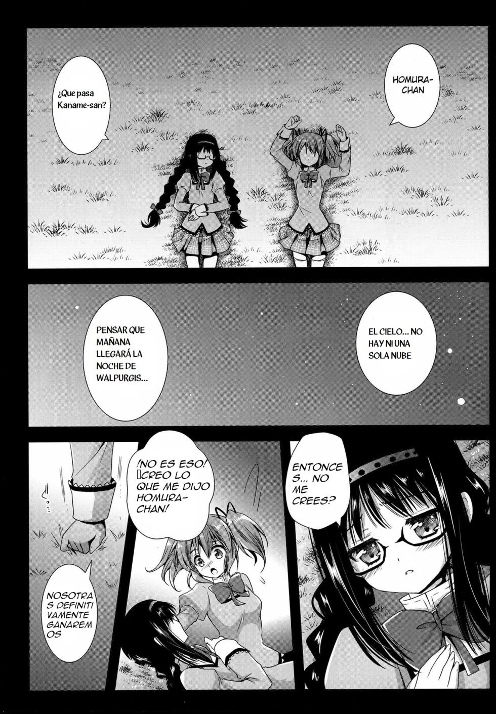 (C85) [Kurosawa pict (Kurosawa Kiyotaka)] Walpurgis Zenya (Puella Magi Madoka☆Magica) [Spanish] [CristoferDeLosAndes] - Page 6