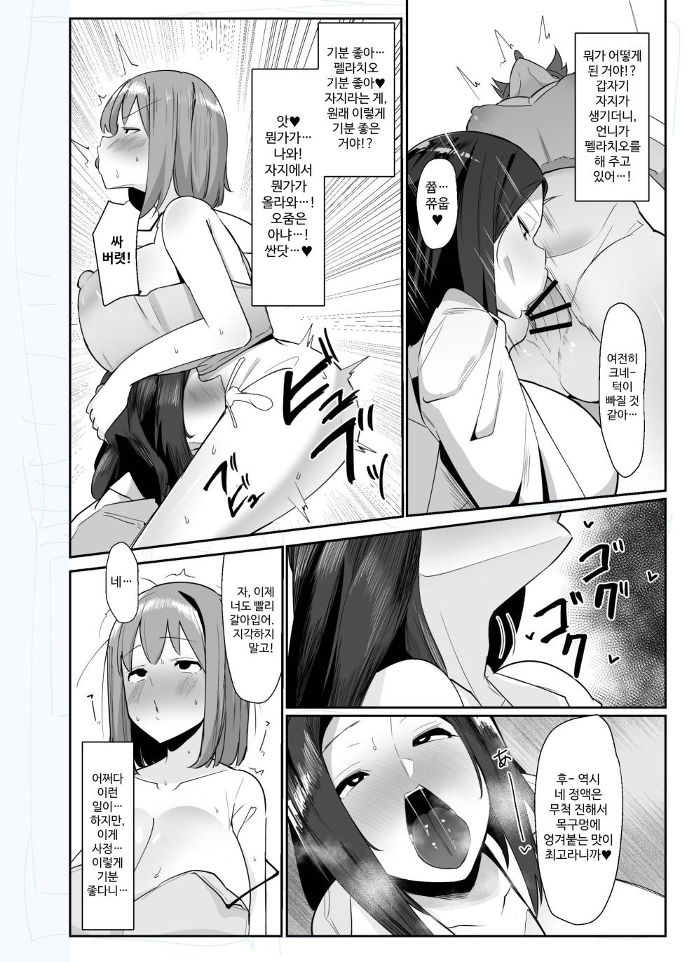 [COSCOteikoku (sella)] Aruhi Totsuzen Futanari wa Bokki shitara Shasei suru no ga Atarimae no Sekai ni nattara | 어느날 갑자기 후타나리는 발기하면 사정하는게 당연시 되는 그런 세계가 된다면 [Korean] [Digital] - Page 6