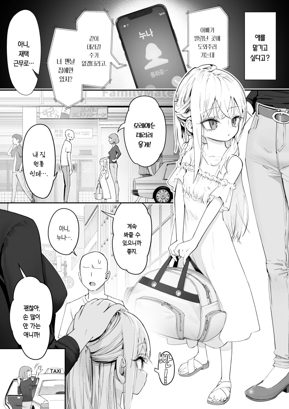 [Nameraka Seinikuten (kamasu)] TENSHI GA UTI NI TOMARINIKITA. | 천사가 집에 자러 왔다. [Korean] [Team Edge] [Decensored] [Digital] - Page 3