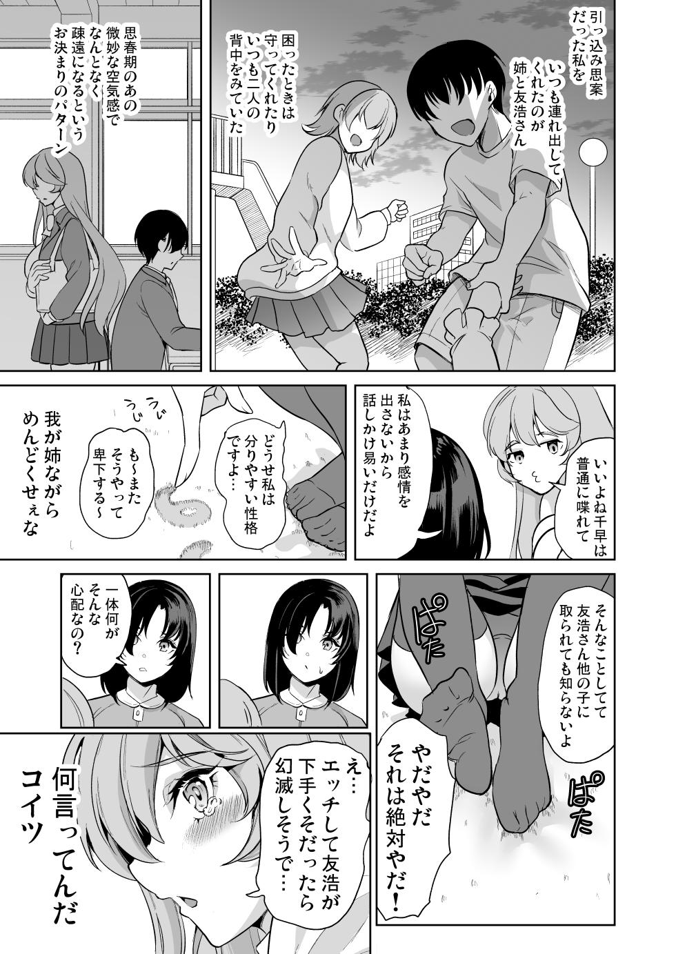 [Yabitsutouge (Ootori Mahiro)] Mendokusai Kyonyuu Shimai o SeFri ni shita Ken - Page 6