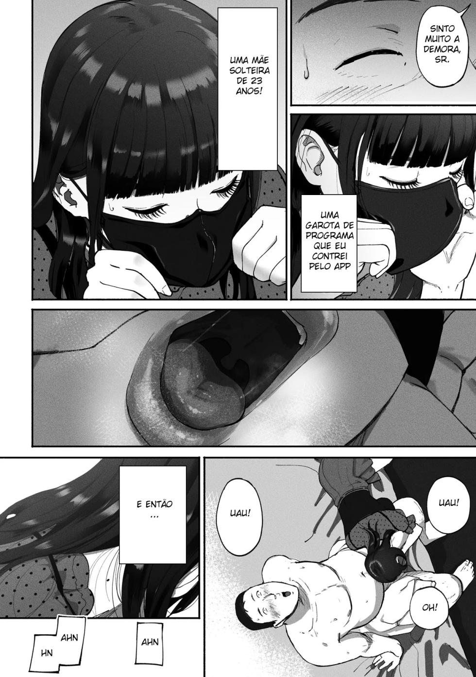[Chinjao Girl. (Special G, Engawa Suguru)] Shin Mama Papa Katsu ~Shokuba no Joshi to Appli de Deattara~ 1–2 | Mãe Solteira Fazendo Sexo Compensado ~Acabei Encontrando A Novata do Trabalho No Aplicativo~ 1–2 [Portuguese-BR] [mundohentaioficial.com] - Page 4