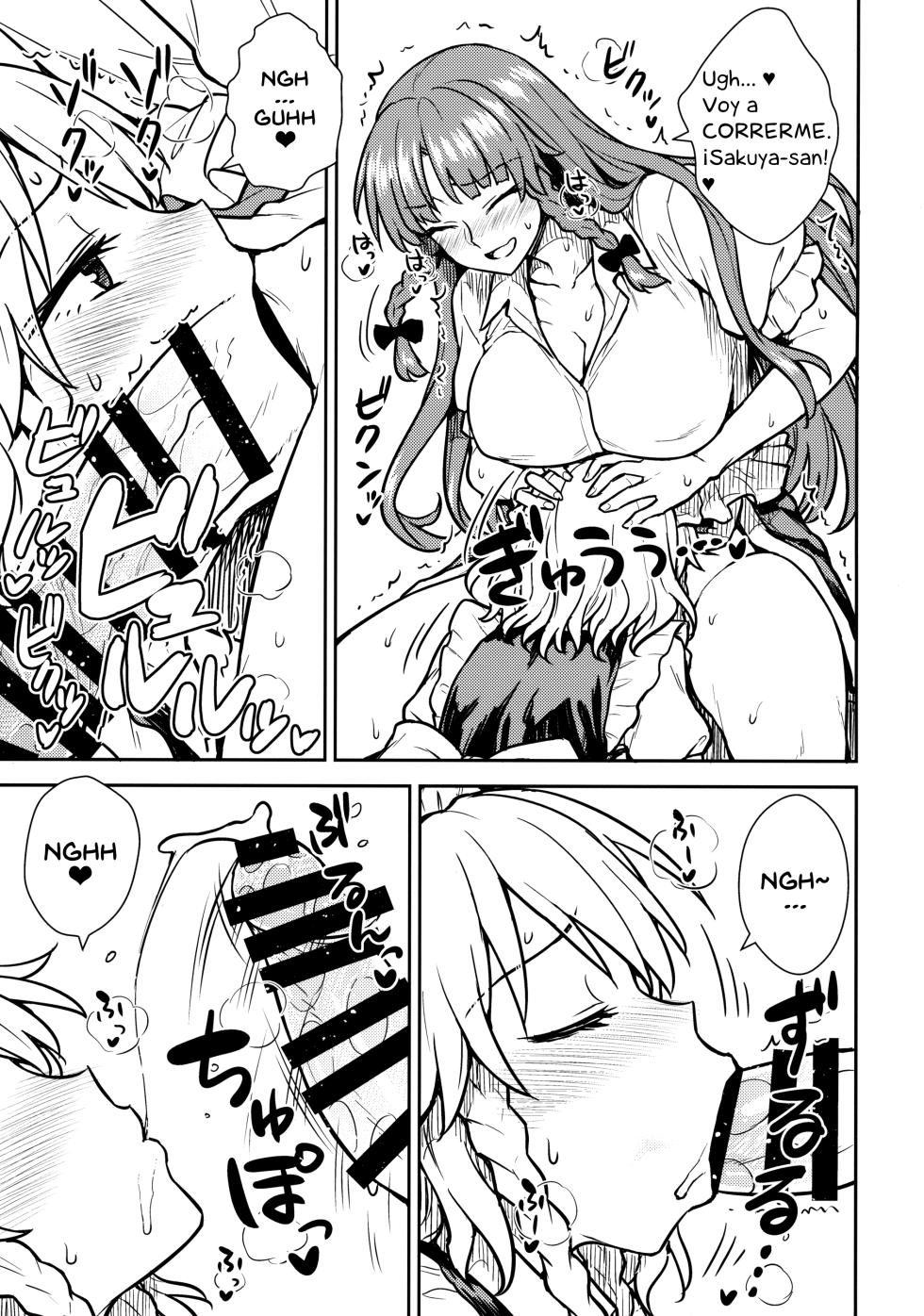 (Reitaisai 15) [110-GROOVE (Itou Yuuji)] Sakuya-san VS Meiling-san (Touhou Project) [Spanish] - Page 8