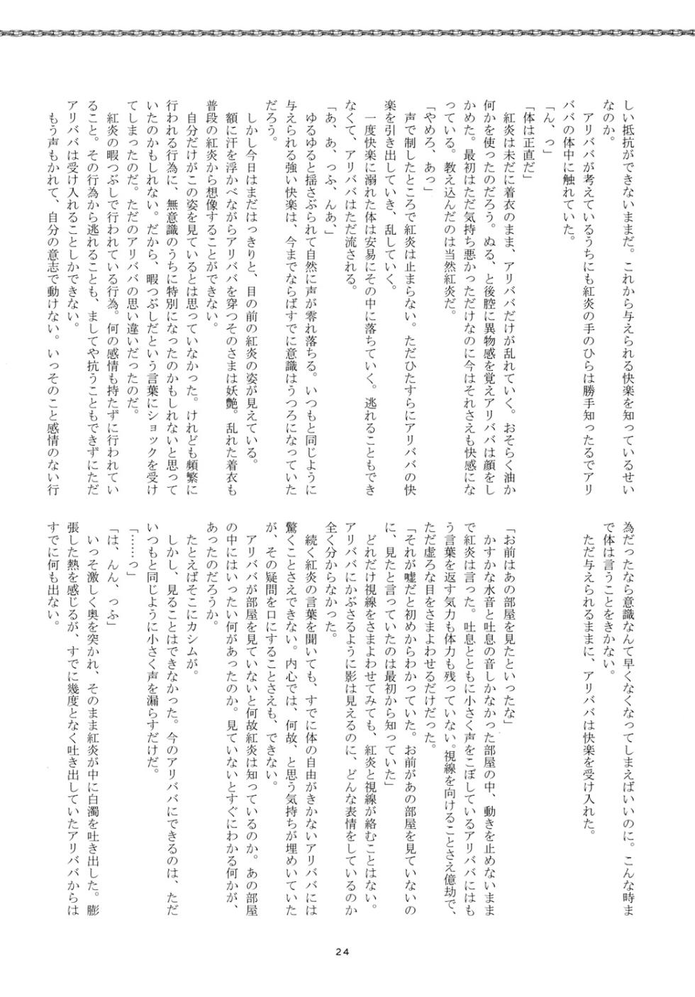 [Tomatepa (Shinribou)] MIND BIND - Kankin-en Ari- (Magi: The Labyrinth of Magic) - Page 23