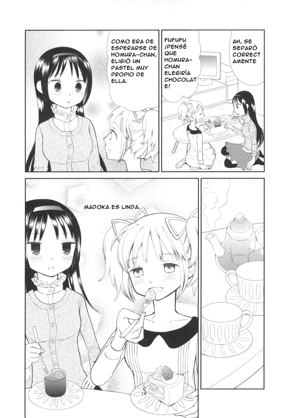 (C91) [Gyakugire Deka (Hakamada Mera)] Kyuutenkai Sugite Shinu Kamo (Puella Magi Madoka Magica) [Spanish] [CristoferDeLosAndes] - Page 18