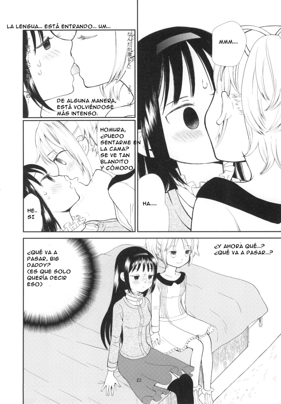 (C91) [Gyakugire Deka (Hakamada Mera)] Kyuutenkai Sugite Shinu Kamo (Puella Magi Madoka Magica) [Spanish] [CristoferDeLosAndes] - Page 26