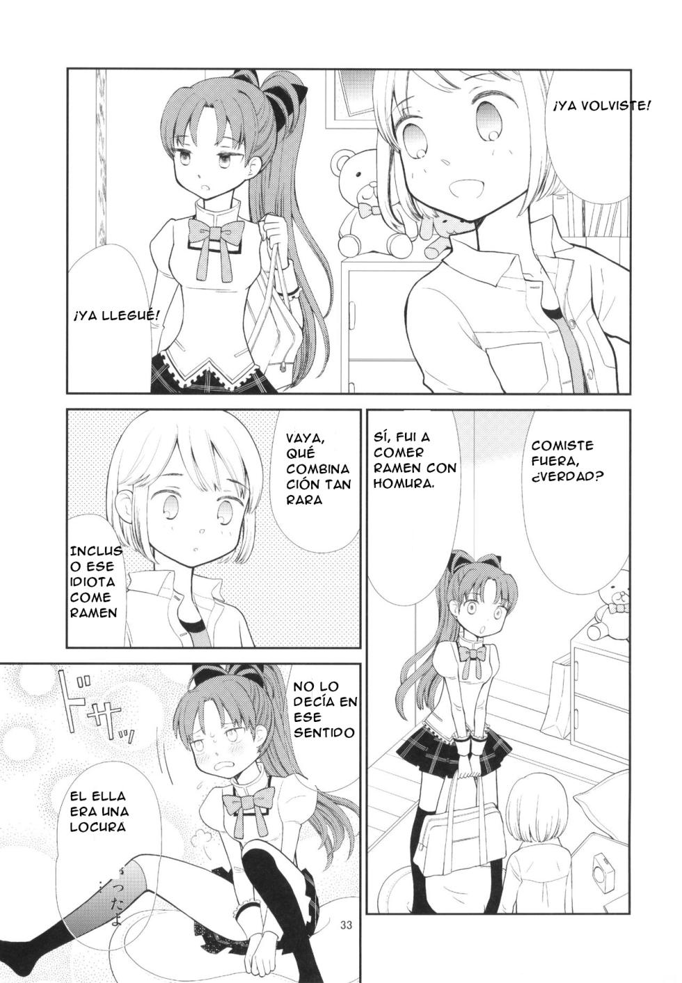 (C91) [Gyakugire Deka (Hakamada Mera)] Kyuutenkai Sugite Shinu Kamo (Puella Magi Madoka Magica) [Spanish] [CristoferDeLosAndes] - Page 36