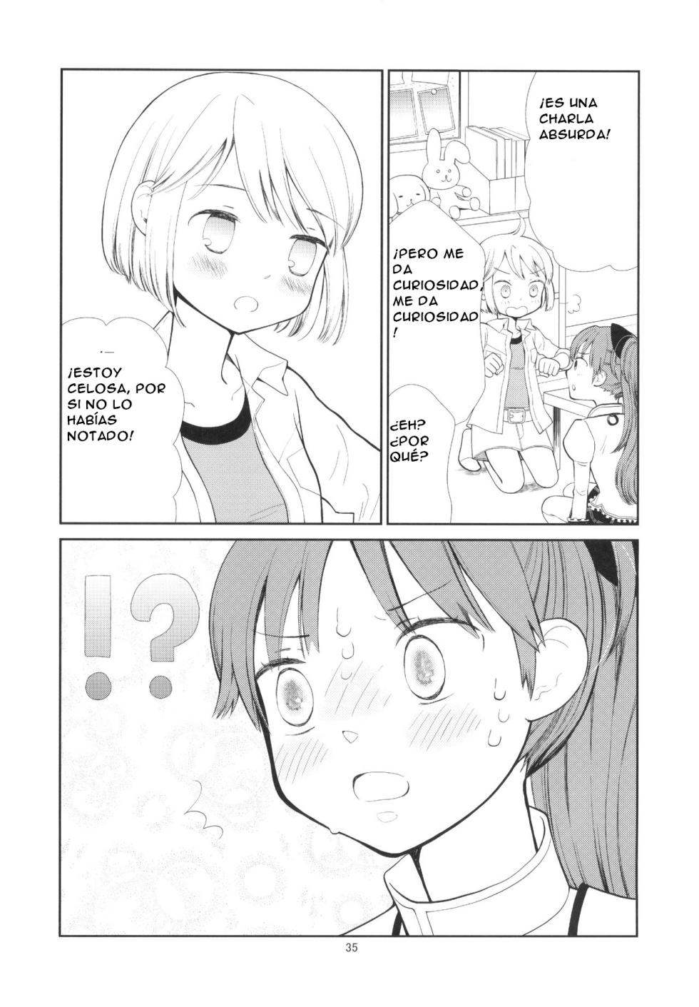(C91) [Gyakugire Deka (Hakamada Mera)] Kyuutenkai Sugite Shinu Kamo (Puella Magi Madoka Magica) [Spanish] [CristoferDeLosAndes] - Page 38