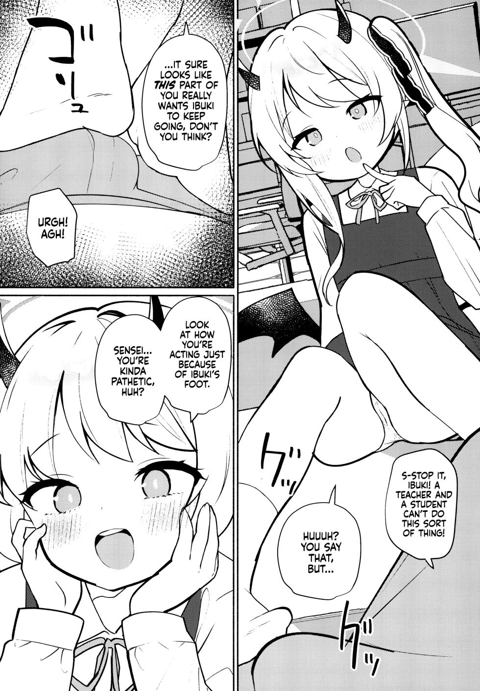 (C105) [Asatsukimint (Mintice)] Akuma na Ibuki no Seieki Tank | Devilish Ibuki's Semen Tank (Blue Archive) [English] [head empty] - Page 8