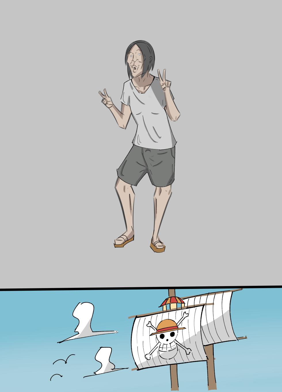 [絵描き外国人] ワンピ×無敵キモ男① - Page 35