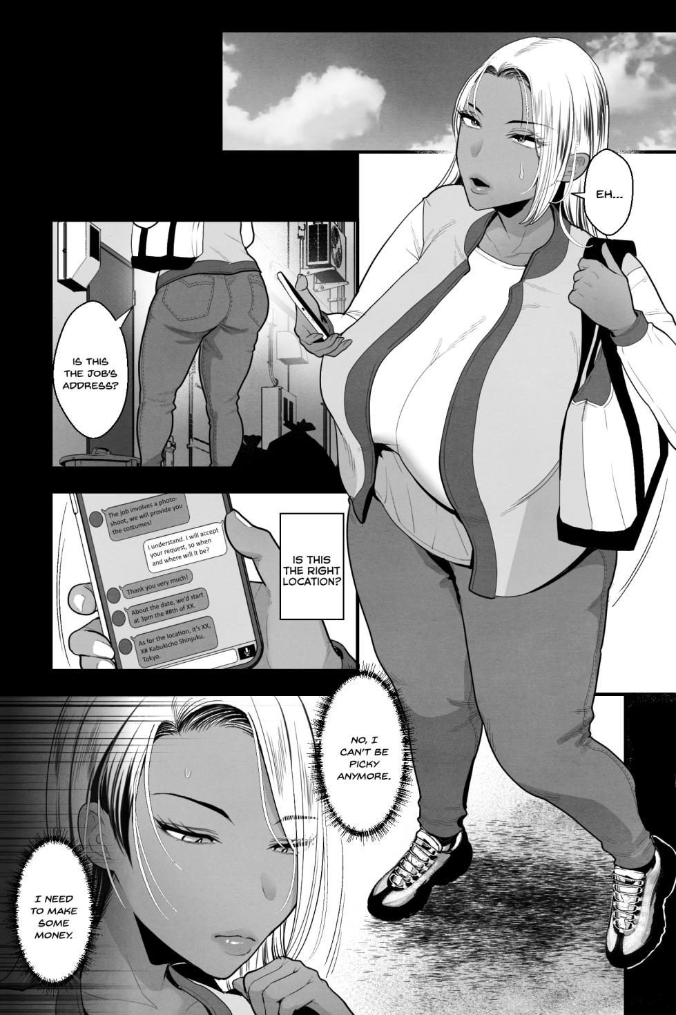 [Ginshio Honpo (Ginen)] Kinpatsu Kuro Gal no Hahaoya ga, Yami Beit de Damasarete Musuko to AV Satsuei [English] [SDTLs] - Page 2