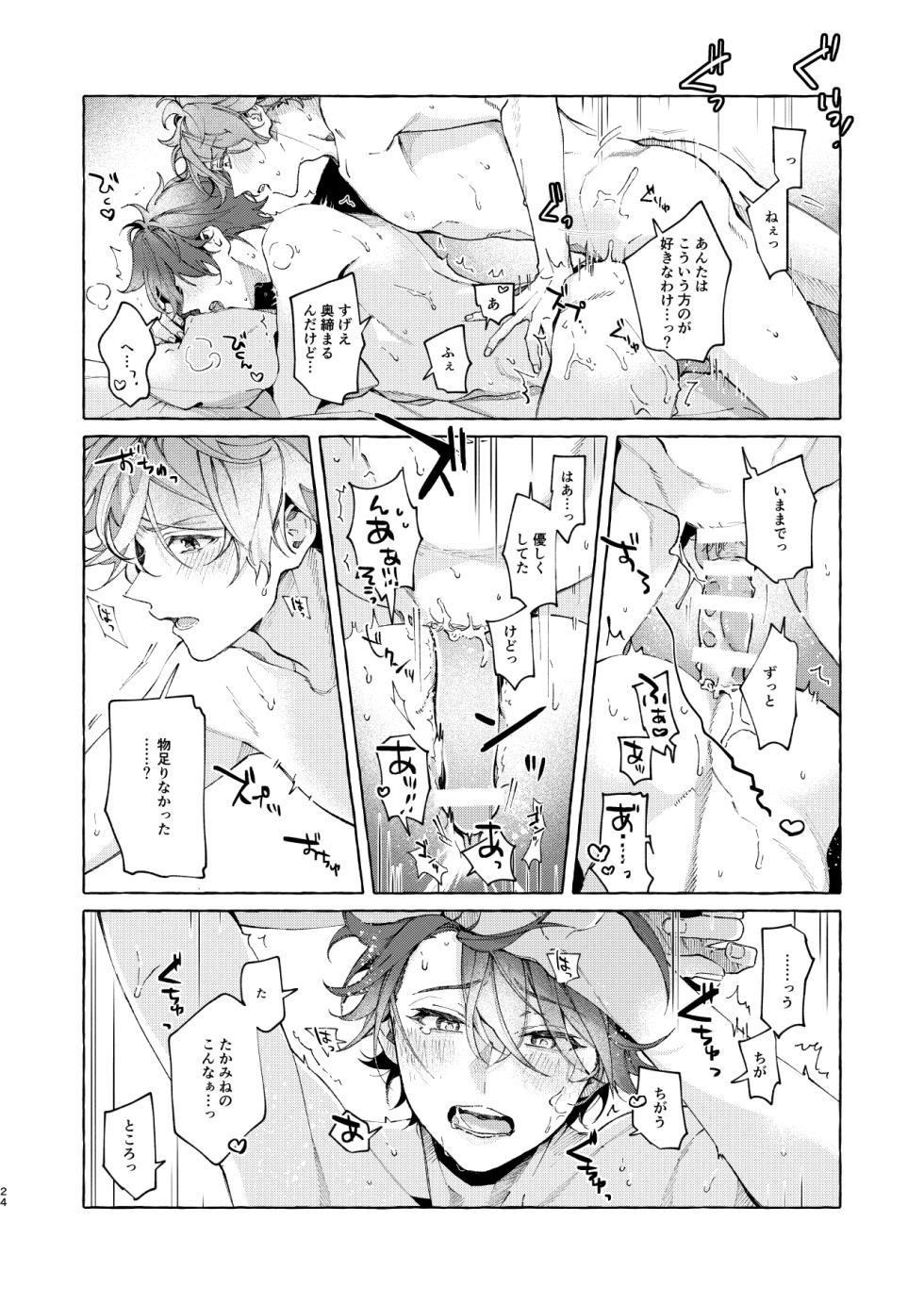 [kuzukago (moku)] Odayaka de Yasashii, Toshishita no Koibito ni 2-shuukan "Mate" to Meijita Kekka...... (Ensemble Stars!!) - Page 23