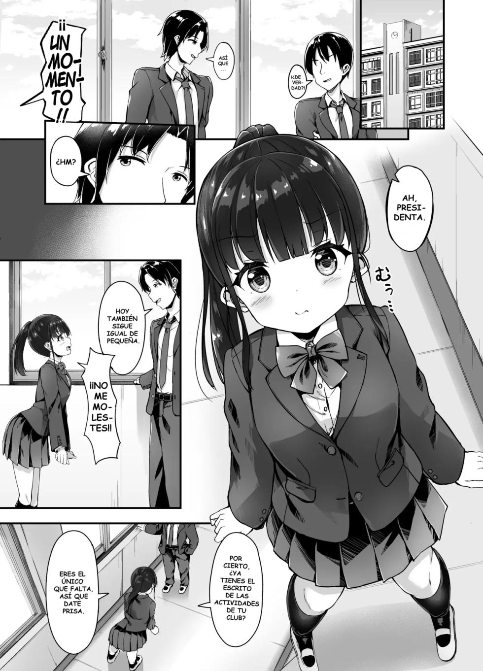 [Second Point (Nekomushi)] Seitokaichou no Himitsu o Shitta node Kyouryoku shite moratta | Descubrí el Secreto de la Presidenta, Así que le Pedí su Cooperación [Spanish] [Tratante] [Digital] - Page 2