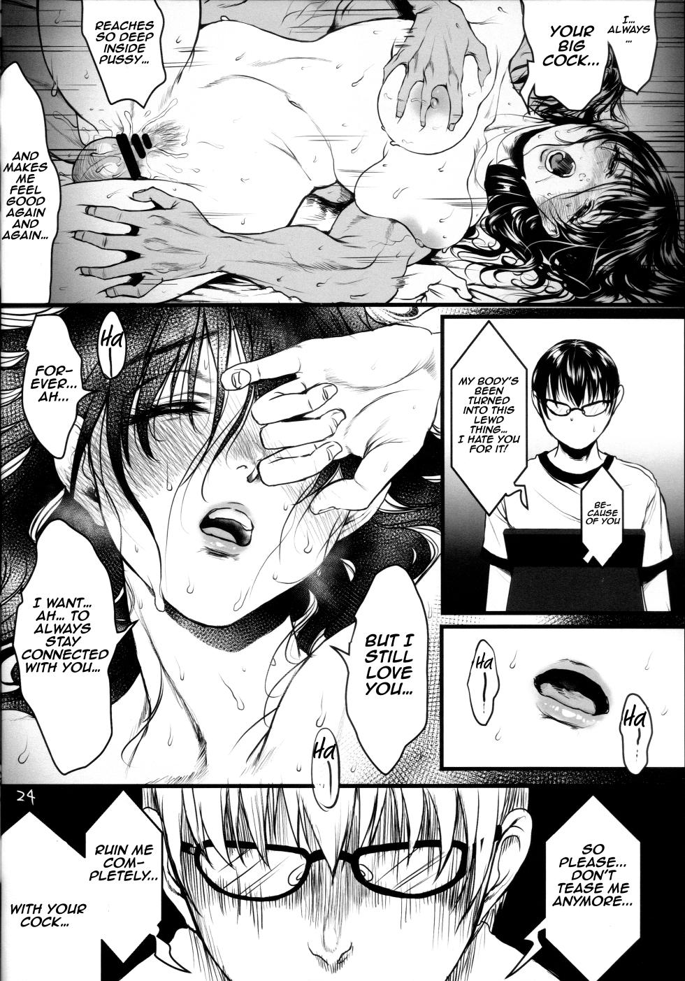(C100) [Flieger (Ten)] Boku no Yoshiko no Hazudatta. Zanteiban | She was supposed to be my Yoshiko - Temporary version  [English] [Aishi21] - Page 23