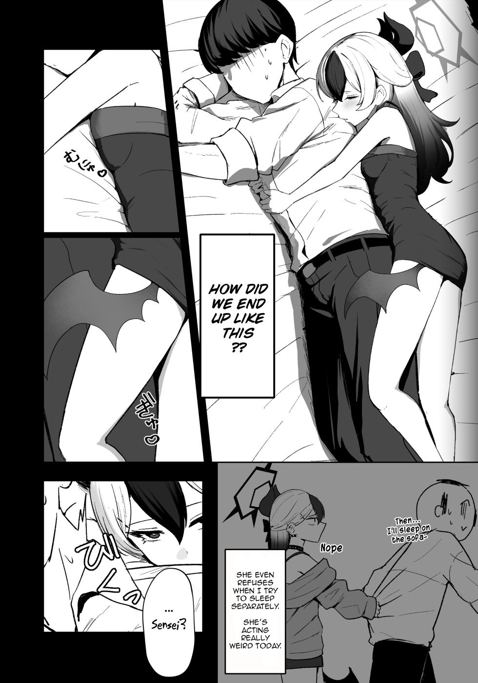 [NikomiC Ramen (Nichijou)] Oni no Sasoi | Devil's Temptation (Blue Archive) [English] [DeppoTL] [Digital] - Page 7