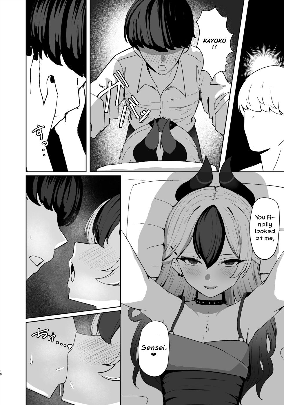 [NikomiC Ramen (Nichijou)] Oni no Sasoi | Devil's Temptation (Blue Archive) [English] [DeppoTL] [Digital] - Page 9