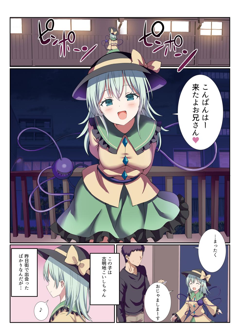[Nanmin Festival (Gibuchoko)] Delivery Koishi-chan (Touhou Project) [Digital] - Page 2