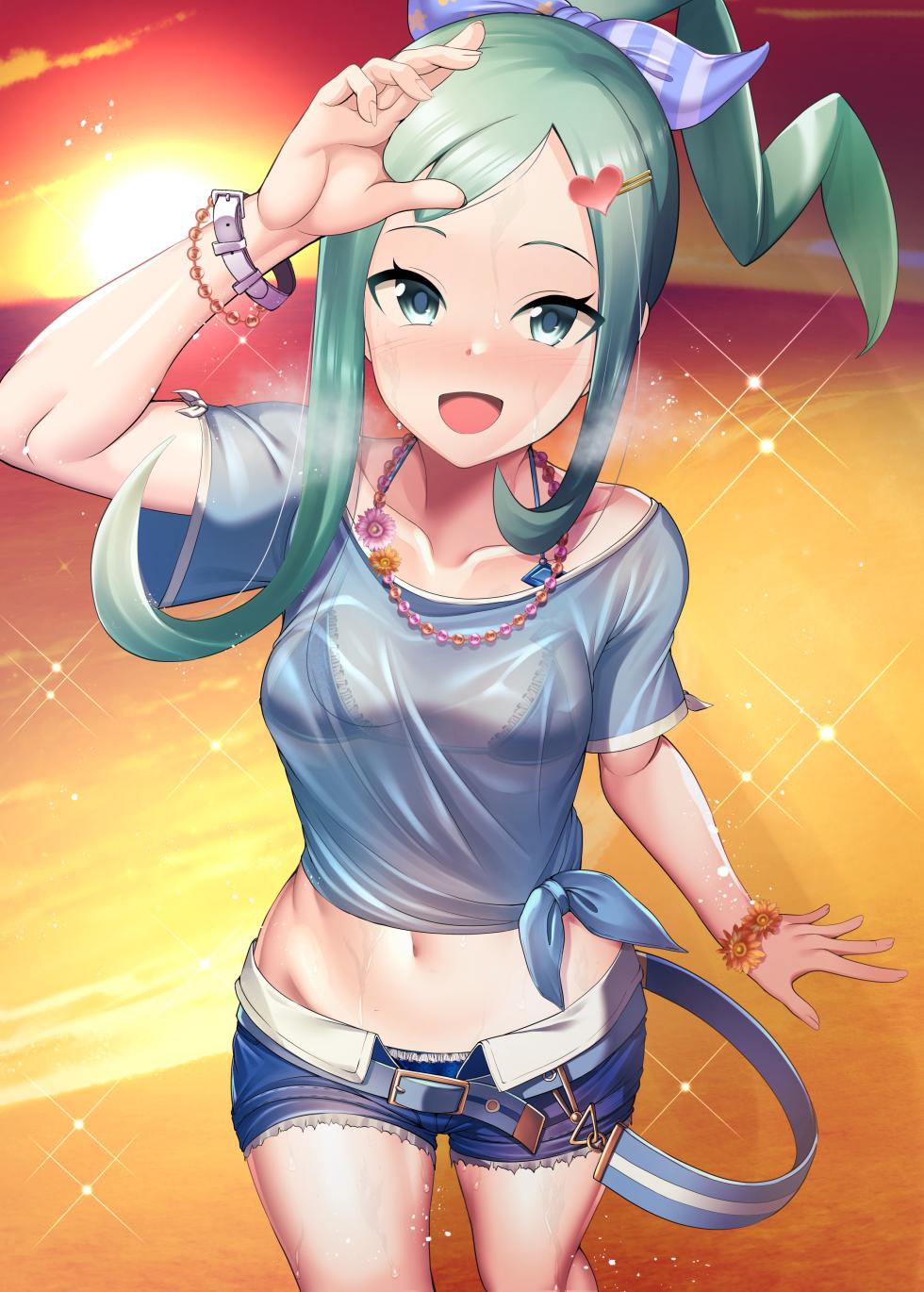 [ment] ポケモンのルチアと海辺でいちゃいちゃする絵 - Page 5