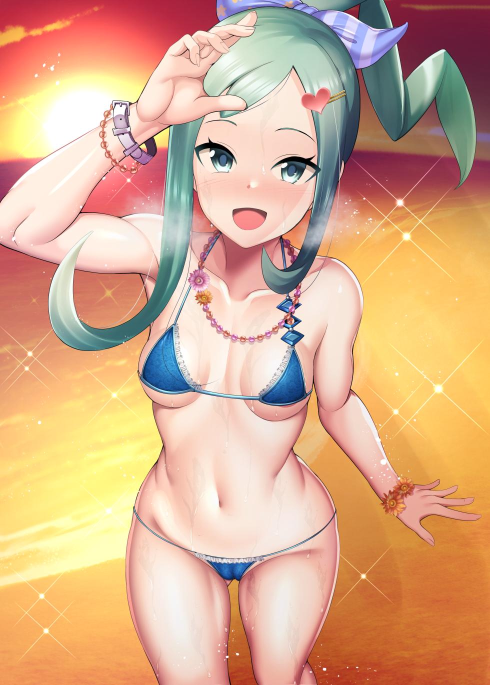 [ment] ポケモンのルチアと海辺でいちゃいちゃする絵 - Page 6