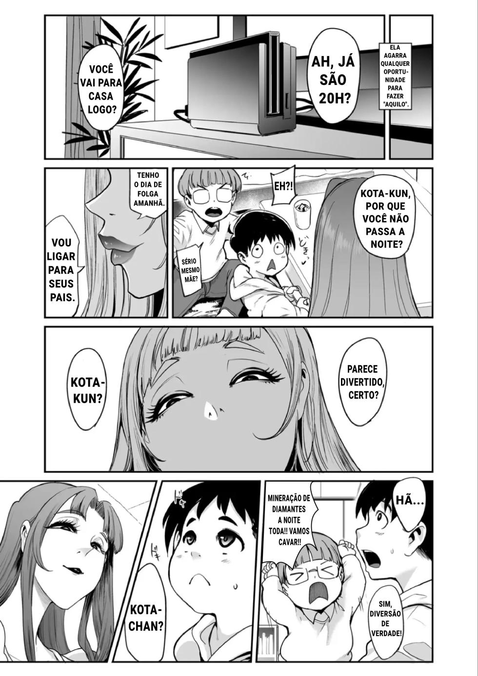[Otochichi] Hasshaku Mama! | My Friend's Eight-Foot-Tall Mother Made Me Her Sex Slave! (COMIC Mugen Tensei 2025-05) [Portuguese-BR] [Digital] - Page 24