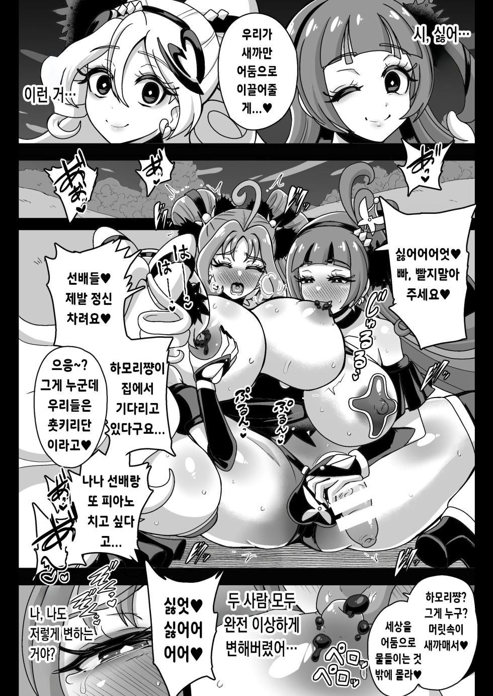 [Akuochisukii Kyoushitsu (Akuochisukii Sensei)] Anankiki -4-gatsu 22-nichi gogo 15-ji-  | 암암위기 -4월 22일 오후 15시- (Kimi to Idol PreCure) [Korean] [Digital] - Page 13