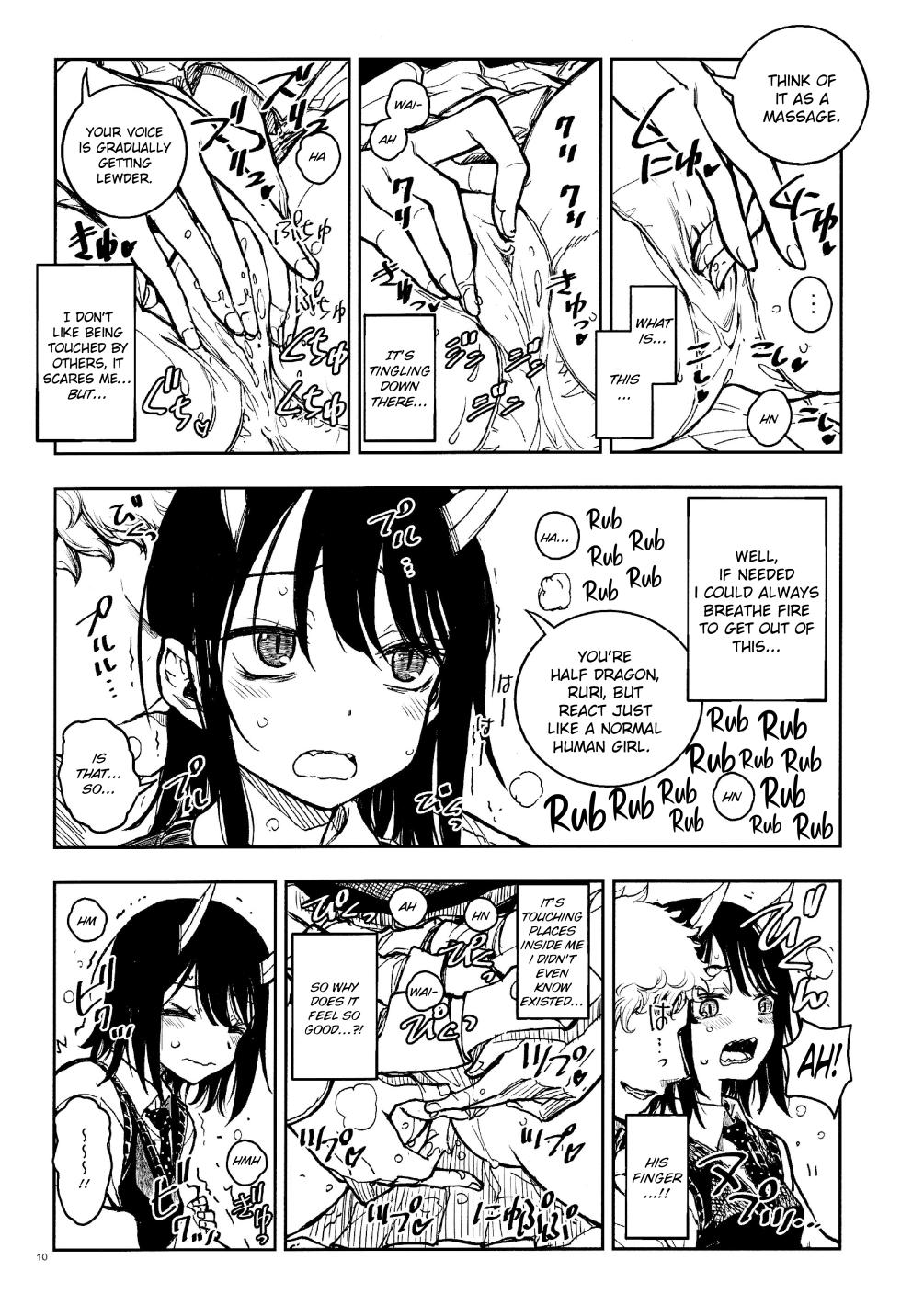 (C104) [Kaishaku (Kaishaku)] Dragon Shoujo wa Dragon Slayer ni Nante Makenai! | This Dragon Girl won't ever lose against a Dragon Slayer! (Ruri Dragon) [English] [Literally Starving] - Page 9