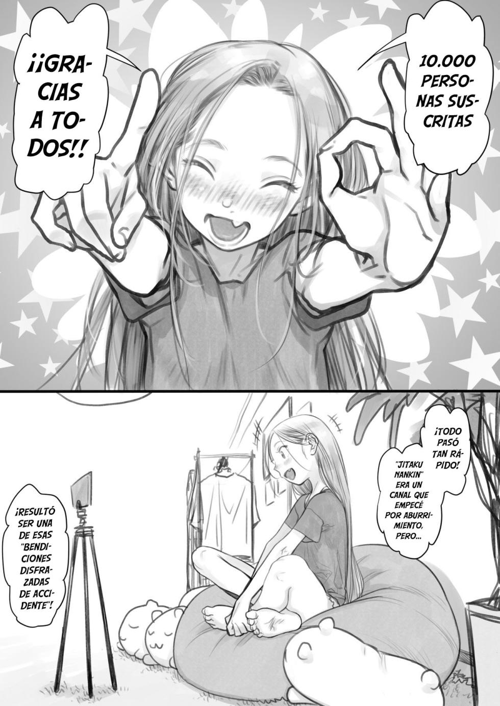 [Rinjuu Circus (Haguhagu)] Sasha-chan YooTube Channel Tourokushasuu 10000-nin Toppa Kinen Live Haishin. | Transmisión en Vivo Conmemorativa por Superar los 10,000 Suscriptores en el Canal de YooTube de Sasha-chan. [Spanish] [Hs enfermos] - Page 1