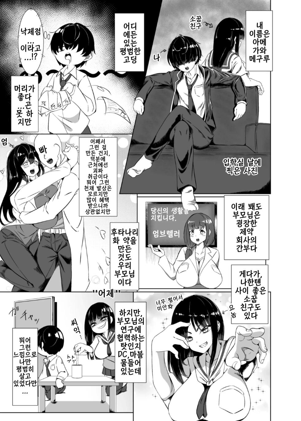 [Cornyx (Kotobachi)] Yappa TS Downer Jitome Kuma Koime Loli Kyonyuu shika Katan - TS Loli Kyonyuu ga Oyome-san ni Naru made 1 [Korean] [Digital] - Page 2