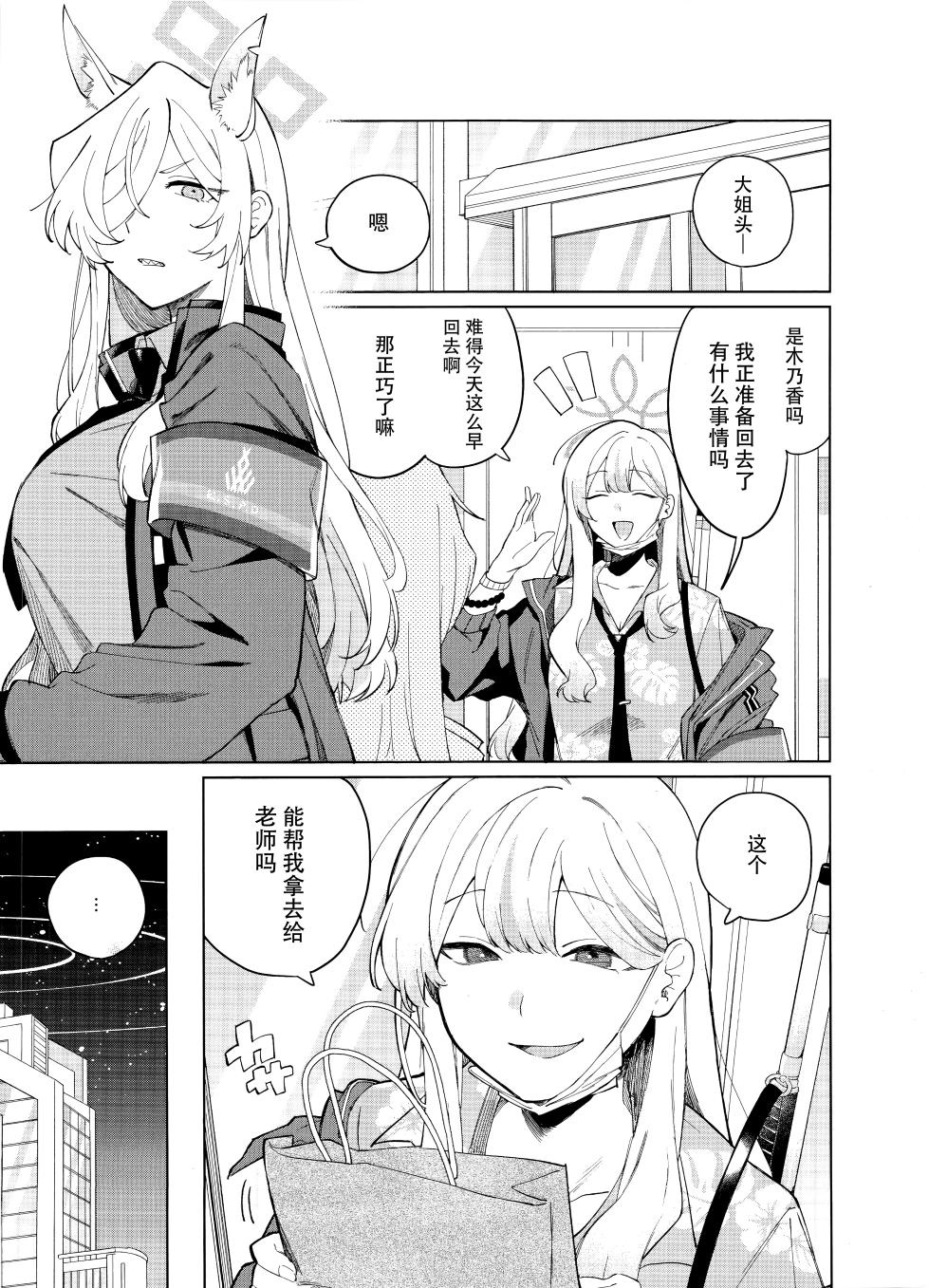 (C104) [Bidaisei no Sossei (Takarama Otoko)] Deisui Sensei - Drunk teacher | 烂醉老师 (Blue Archive) [Chinese] [欶澜汉化组] - Page 3